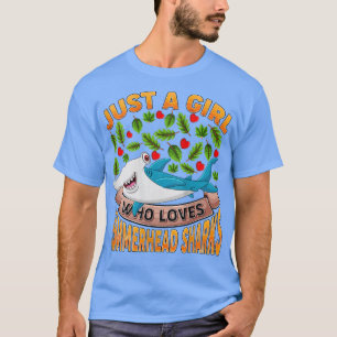 Camiseta Mulheres Engraçadas Passam O Pão De Tubarão Apenas