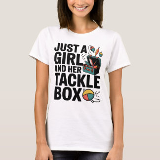 Camiseta Mulheres Engraçadas Pescando Linda Pescadora Femin
