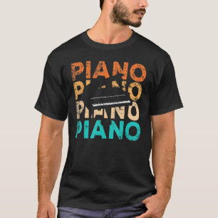 Camiseta Mulheres Engraçadas Piano 61 Chaves Para O Sucesso