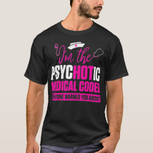 Camiseta Mulheres Engraçadas Psicopatas Quentes 