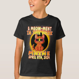 Camiseta Mulheres Engraçadas Punho Eclipse Solar Total do G