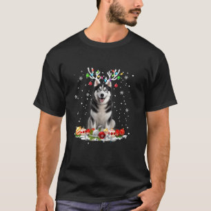 Camiseta Mulheres Engraçadas Rouco de Natal Reindeer Christ