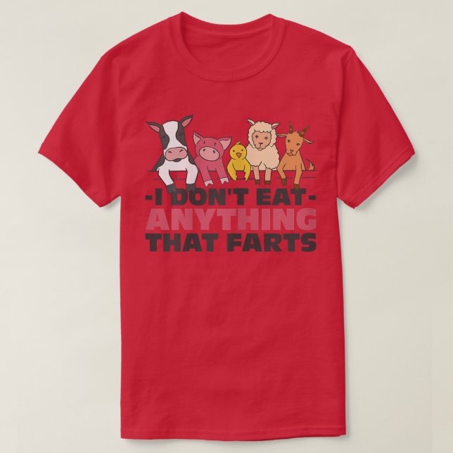 Camiseta Mulheres Engraçadas Vegetarianas Eu não como nada  (Frente do Design)