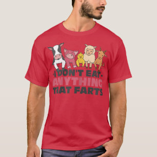 Camiseta Mulheres Engraçadas Vegetarianas Eu não como nada