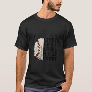 Camiseta Mulheres Engraçadas Vivem Como 3 1 Conde Baseball