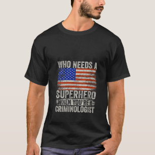 Camiseta Mulheres Engraçado Investigador Criminal Super Her