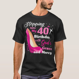 Camiseta Mulheres entrando na minha aniversário de 40 anos