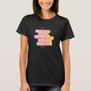 Camiseta Mulheres Escolas Domésticas Mãe Tendy Rosa E Laran