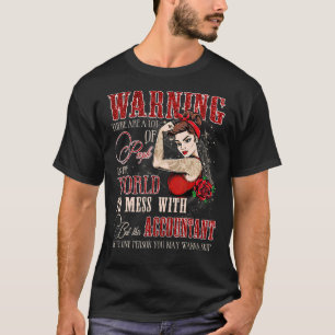 Camiseta Mulheres Este Contador É A Pessoa Que Você Pode Te