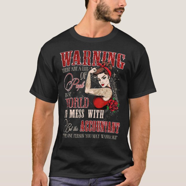 Camiseta Mulheres Este Contador É A Pessoa Que Você Pode Te (Frente)