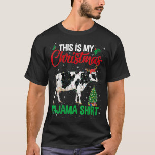 Camiseta Mulheres Este É Meu Vinho De Natal Pajama Sant