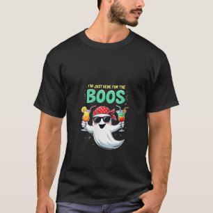 Camiseta Mulheres Estou Aqui Apenas Para Os Vaias Fantasma