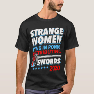 Camiseta Mulheres Estranhas Deitadas Em Áreas Distribuindo
