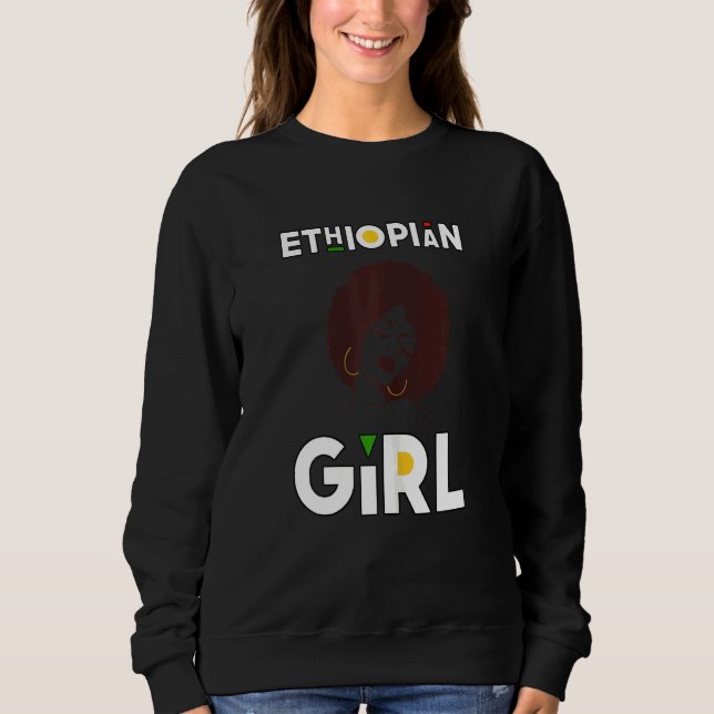 Camiseta Mulheres etíopes Garota etíope Imprensa diva afric (Frente)