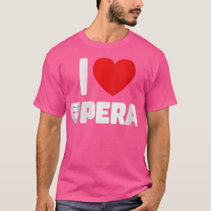 Camiseta Mulheres Eu Adoro Cantora De Ópera Cantora Especia