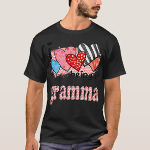 Camiseta Mulheres Eu Adoro Ser Uma Gramma Coração Bonita Do