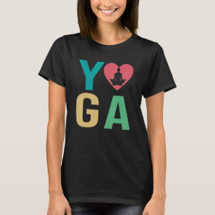 Camiseta Mulheres Eu Adoro Yoga Kundalini Ashtanga Hatha As