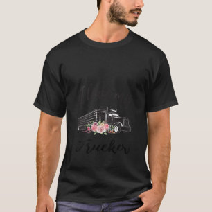 Camiseta Mulheres Eu Amo Meu Caminhoneiro Engraçada Esposa