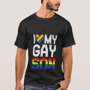 Camiseta Mulheres Eu Amo Meu Filho Gay, Orgulho gay de Cami