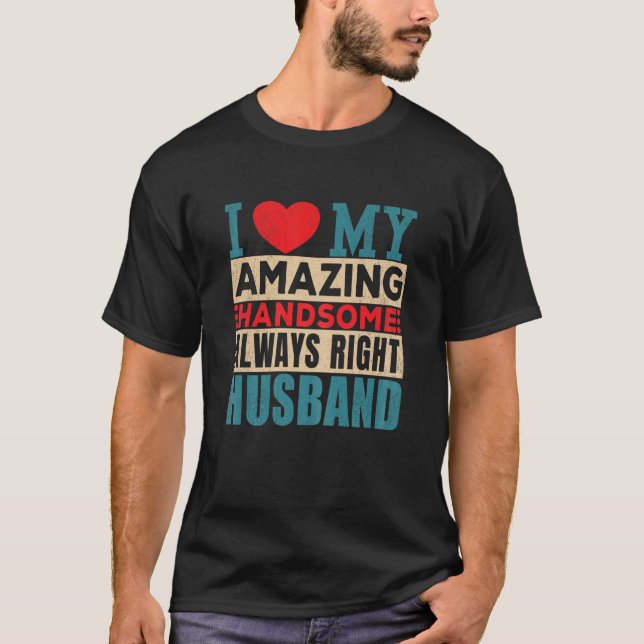 CAMISETA MULHERES EU AMO MEU MARIDO INCRÍVEL (Frente)