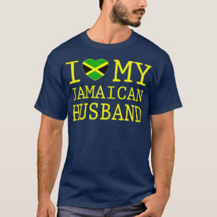 Camiseta Mulheres Eu amo meu marido jamaicano T