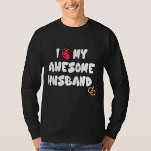 Camiseta Mulheres Eu Amo Minha Incrível Relação De Marido