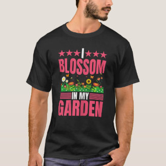 Camiseta Mulheres Eu Flor No Meu Jardim Natural