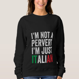 Camiseta Mulheres Eu não sou um pervertido Eu sou apenas um