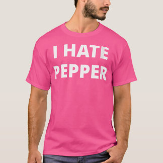 Camiseta Mulheres Eu Odeio Pepper
