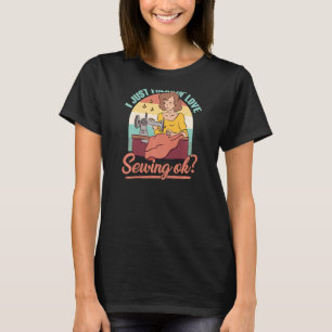 Camiseta Mulheres Eu Só Amo Muito Costumando Costurar Ok Qu