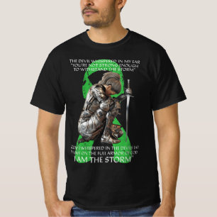 Camiseta Mulheres Eu Sou Tempestade Não Hodgkins Linfoma Cr