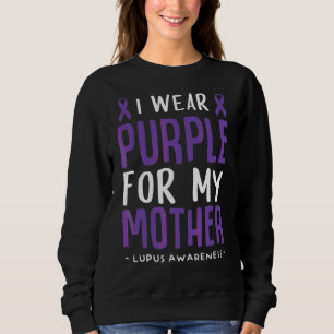 Camiseta Mulheres Eu Visto Roxo Para Minha Consciência Mãe 