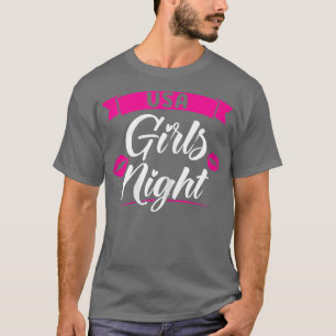 Camiseta Mulheres EUA garotas festas noturnas mulheres noiv