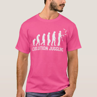 Camiseta Mulheres Evolução Malabarismo Malabarista Pino Bol