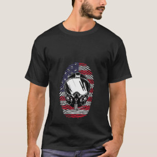 Camiseta Mulheres Excelentes Piloto De Combatente Da Força