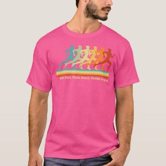 Camiseta Mulheres Executando Trai Motivacional De Runner