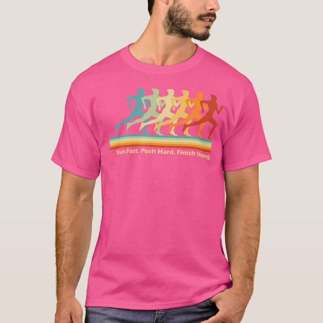 Camiseta Mulheres Executando Trai Motivacional De Runner (Frente)
