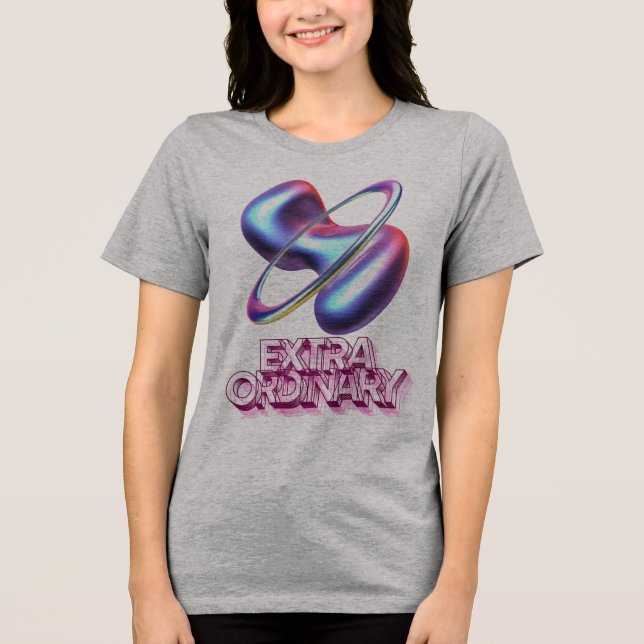 Camiseta Mulheres Extraordinárias - Capacitando Cinzas Gráf (Frente)