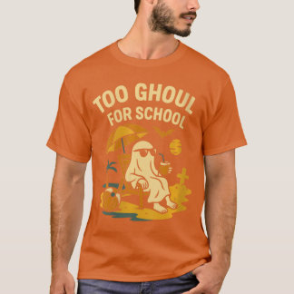 Camiseta Mulheres Fantasma do Summerween Muito Sinistro par
