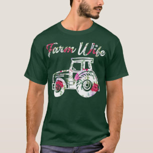 Camiseta Mulheres Fazendas Farmantes de Esposas Fazendeiros