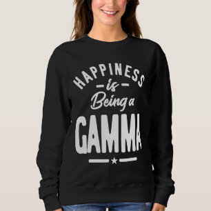 Camiseta Mulheres Felicidade é ser um Gama Mãe avó