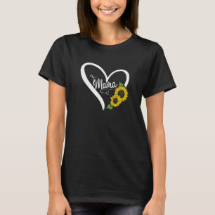 Camiseta Mulheres Feliz Dia de as mães Mãe Mãe Coração Dais