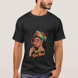 Camiseta Mulheres Feliz Independência Guiana Bandeira Mes