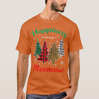 Camiseta Mulheres Feliz Sendo Minha Vovó Leopard Buff
