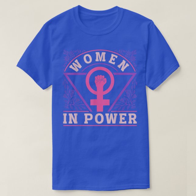 Camiseta Mulheres Feministas Direitos Femininos Empoderam M (Frente do Design)