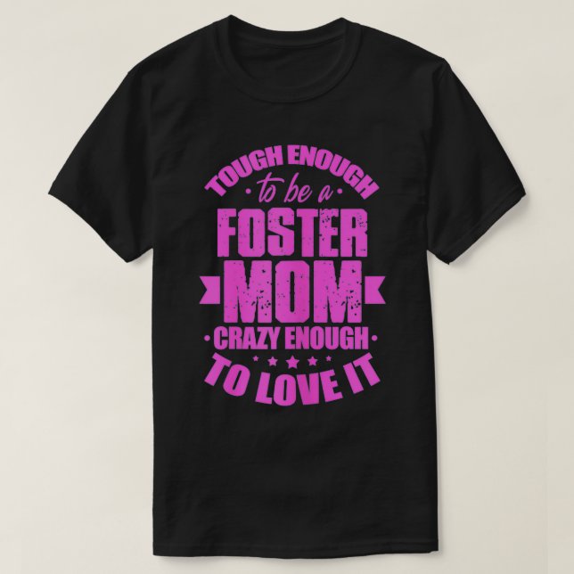 Camiseta Mulheres Foster Mãe Adoção Família Te Apanhei Dia (Frente do Design)