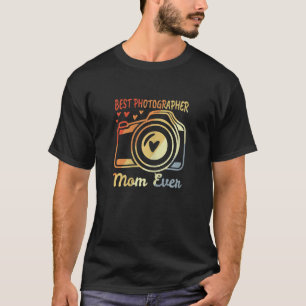 Camiseta Mulheres Fotógrafo Mãe Fotografia Mãe Câmera Mãe