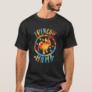Camiseta Mulheres Francesas Mamãe Cachorro Francês Cachorro