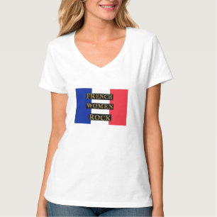 CAMISETA MULHERES FRANCESAS ROCK
