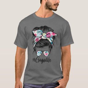 Camiseta Mulheres Gaga Vida Má Cabelo Maluco Armas Mothe